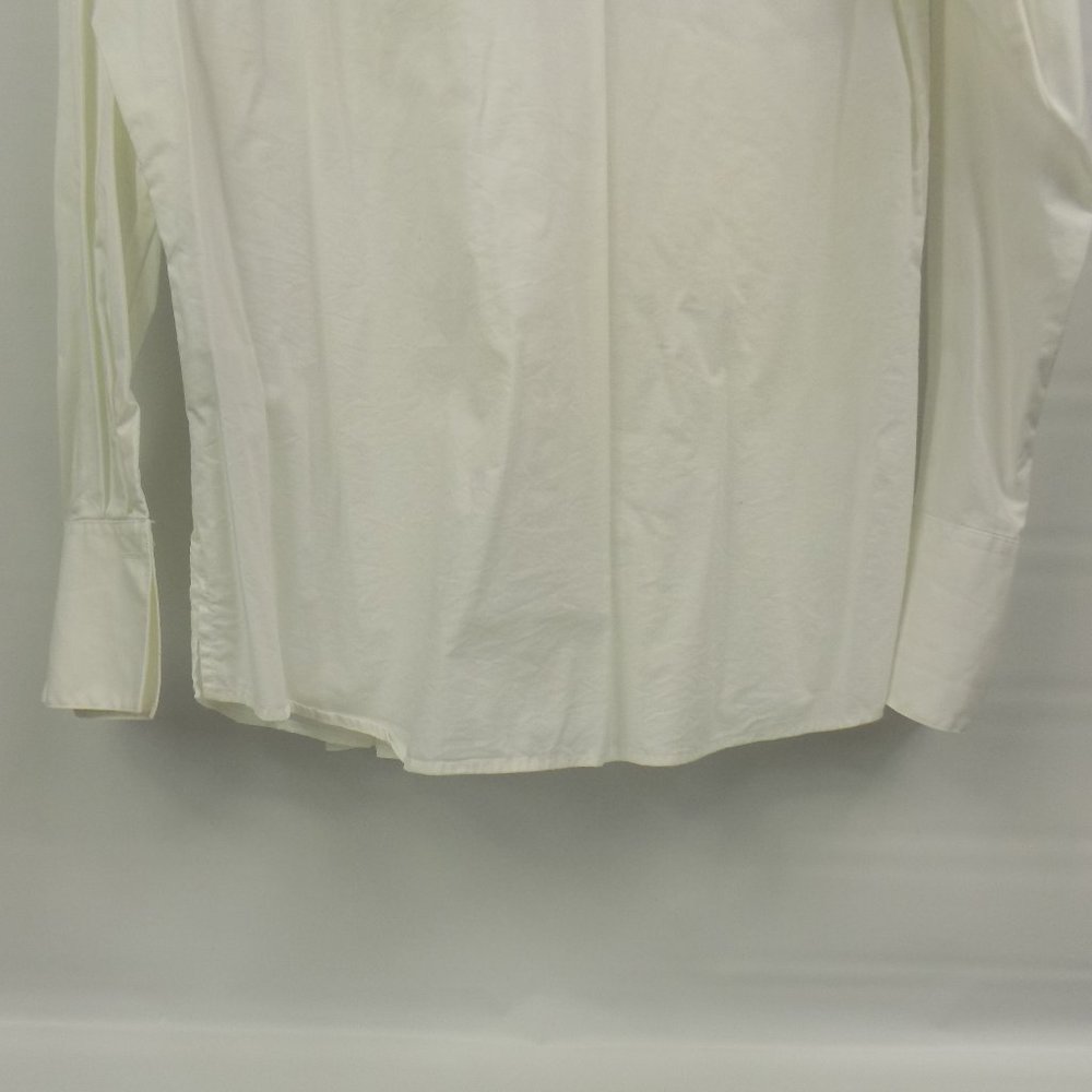 Foxcroft Shaped Stretch Ruched Button Front Colla… - image 6